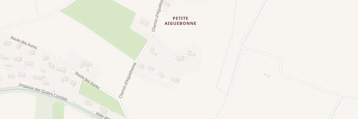 Plan du 222 Che d Aiguebonne à Allex