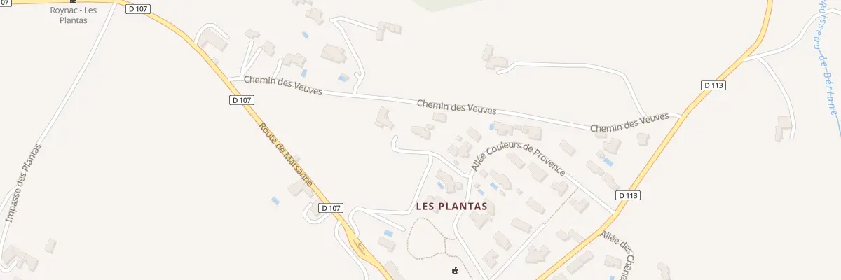 Plan des Plantas à Roynac
