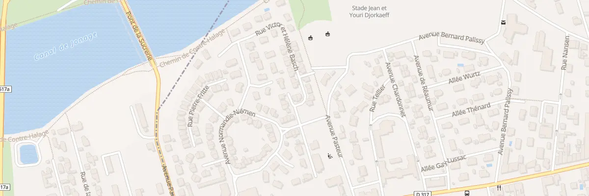 Plan du 7 Rue Victor et Hélène Basch à Décines-Charpieu