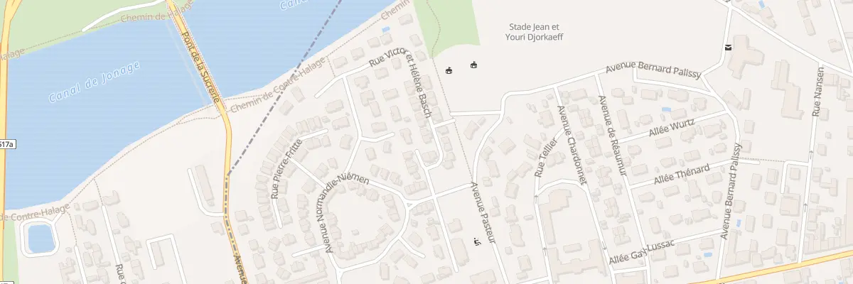 Plan du 11 Rue Victor et Hélène Basch à Décines-Charpieu