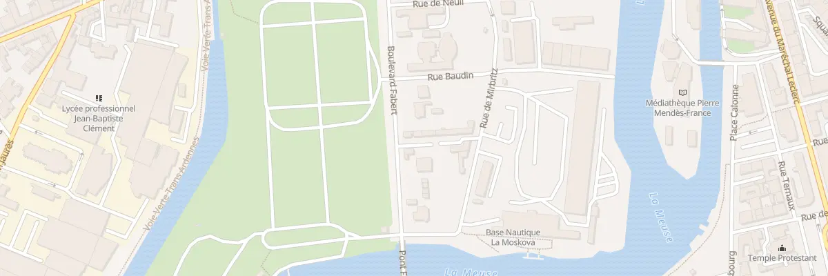 Plan du 25 Bd Fabert à Sedan