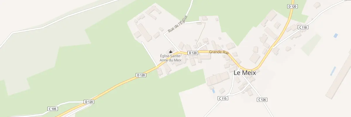 Plan du 5025 Le Village au Meix