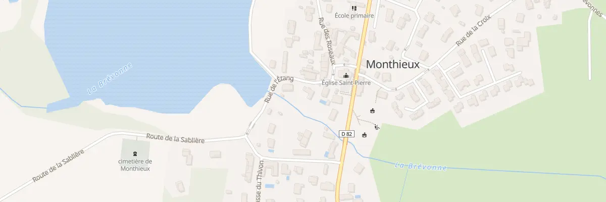 Plan du 33 Rue de l’Etang à Monthieux