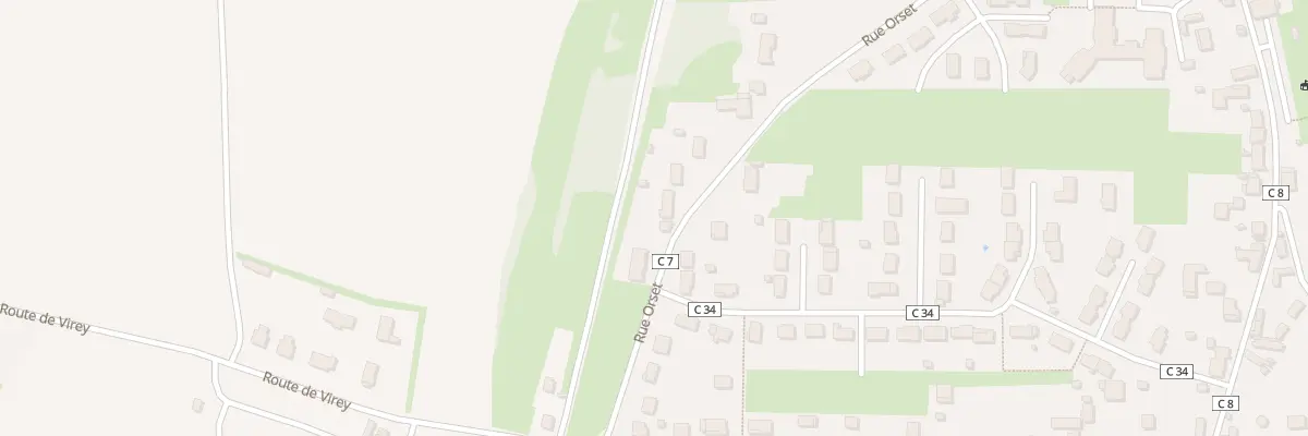 Plan du 22 Rue Orset à Gergy