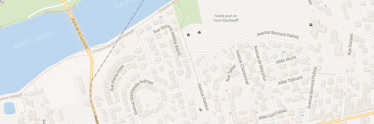 Plan du 10 Rue Victor et Hélène Basch à Décines-Charpieu