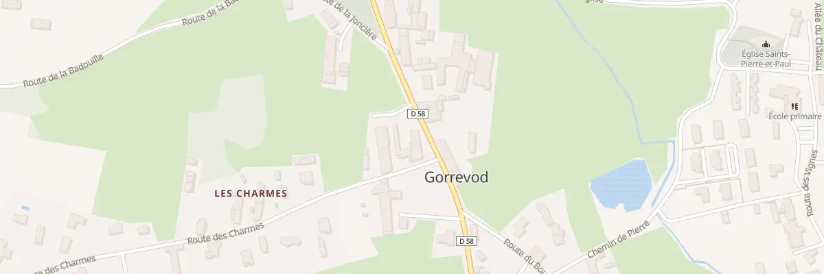 Plan du 5076 Gorrevod Village à Gorrevod