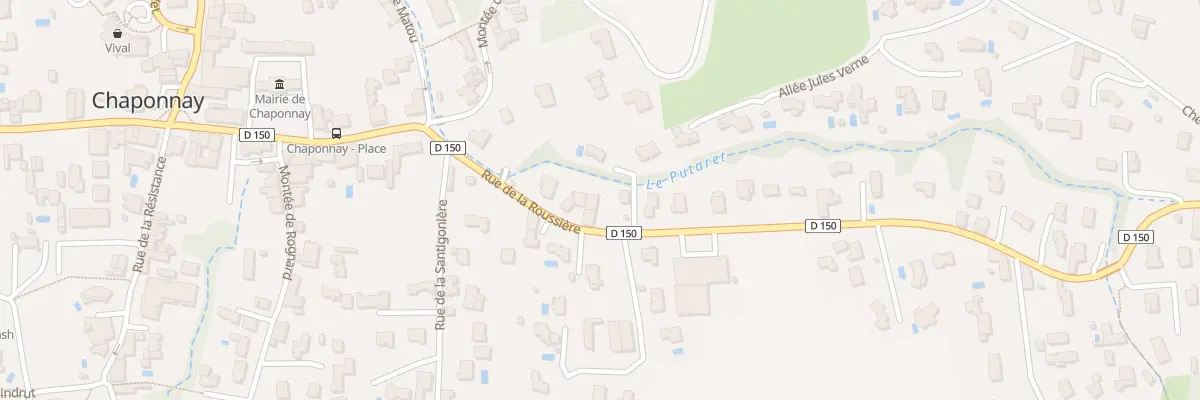 Plan du 7 Rue de la Roussière à Chaponnay