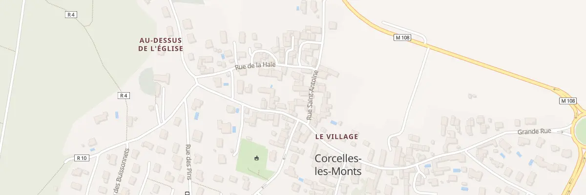 Plan du 1B Rue Saint-antoine à Corcelles-les-Monts