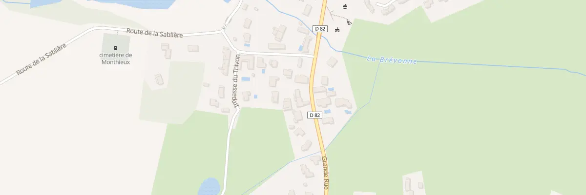 Plan du 393 Gr Grande Rue à Monthieux