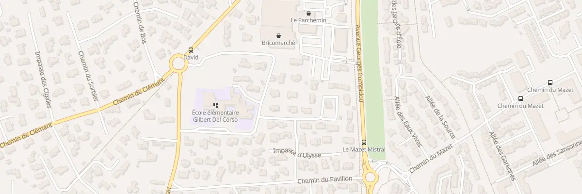 Plan du 9301 Che du Gari à Fos-sur-Mer