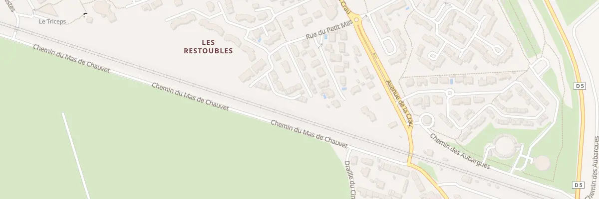 Plan du 6 Rue du Bosquet à Istres