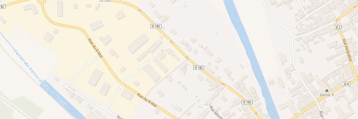 Plan du 75 Rue de Pont Varin à Wassy