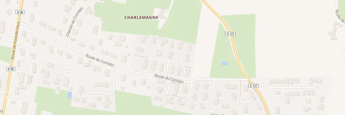 Plan du 449F Rte du Corridor à Vescours