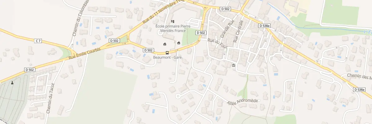Plan du 2 Che des Hauts d’’Orfeuille à Beaumont-lès-Valence