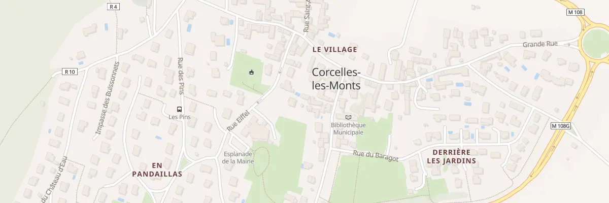Plan du 8B Rue du Camp de César à Corcelles-les-Monts