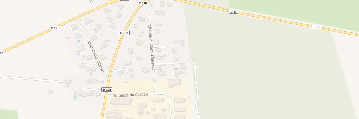 Plan du 5522 Che des Fioles à Aureille