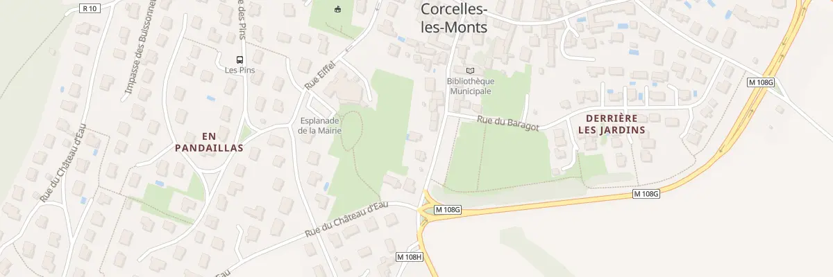 Plan du 20 Rue du Camp de César à Corcelles-les-Monts