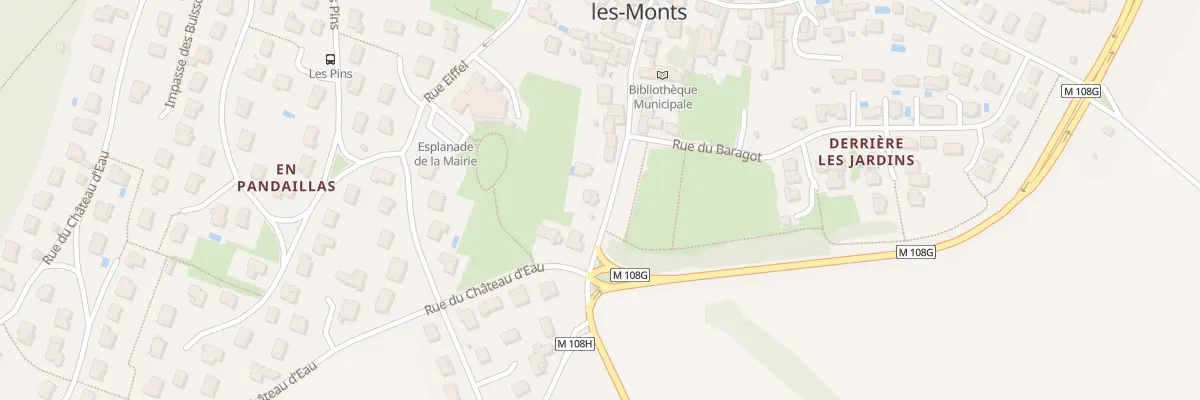 Plan du 22 Rue du Camp de César à Corcelles-les-Monts