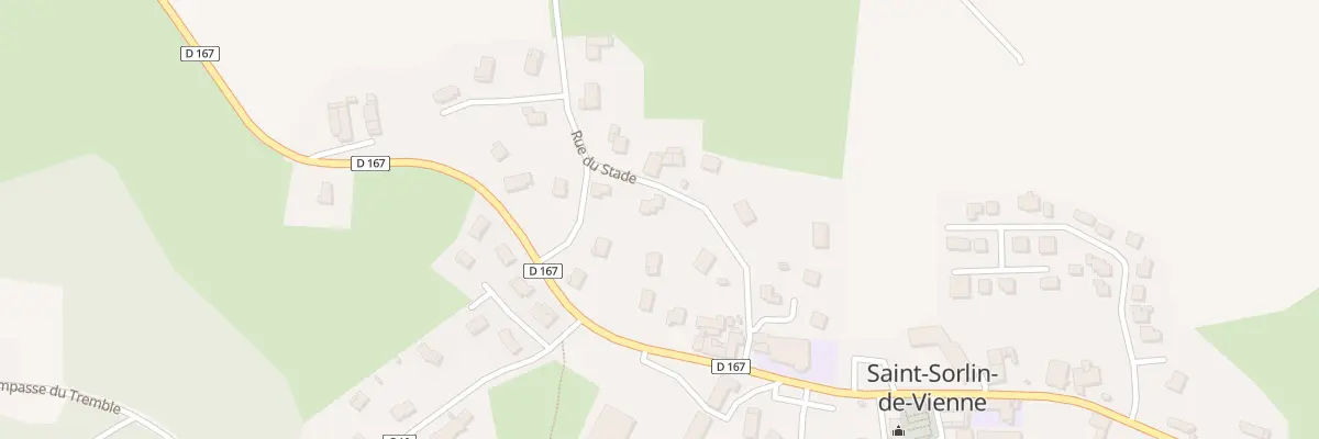 Plan du 189 Rue du Stade à Saint-Sorlin-de-Vienne