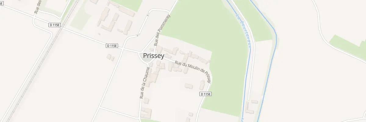 Plan du 6B Rue du Moulin de Prissey à Premeaux-Prissey