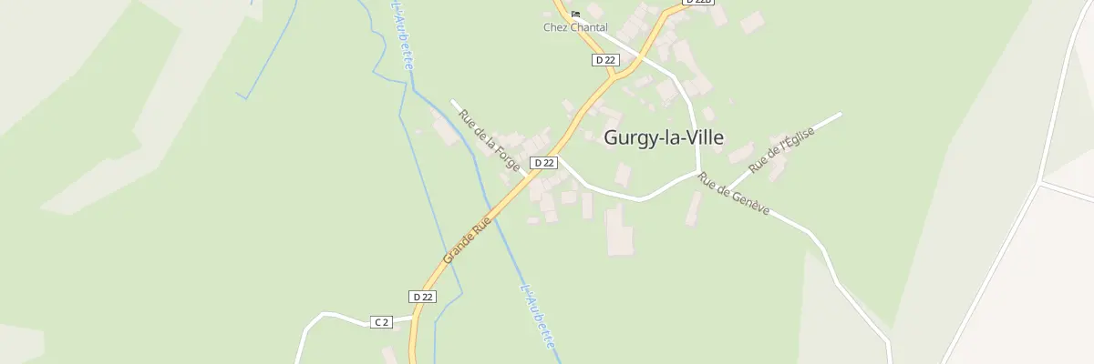 Plan du 7 Gr Grande Rue à Gurgy-la-Ville