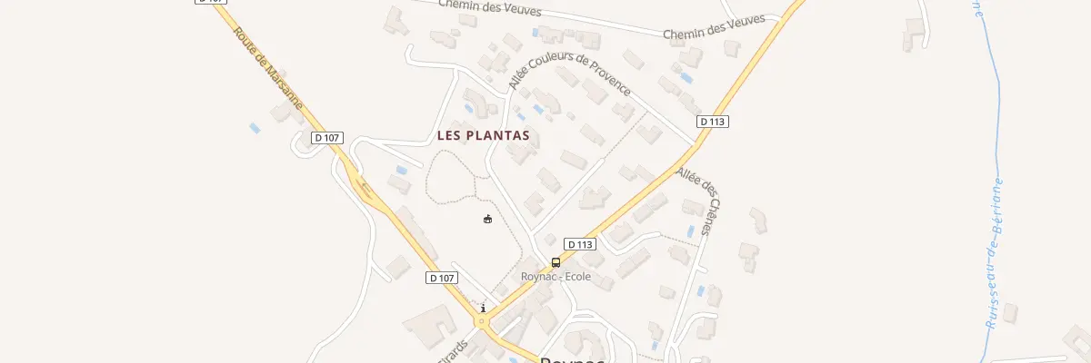 Plan du 395 All Couleurs Provence à Roynac