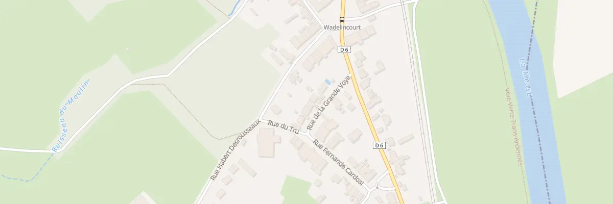 Plan du 8 Rue de la Grande Voye à Wadelincourt