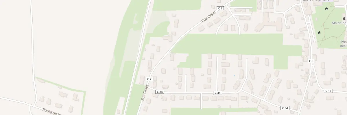 Plan du 19 Rue Orset à Gergy