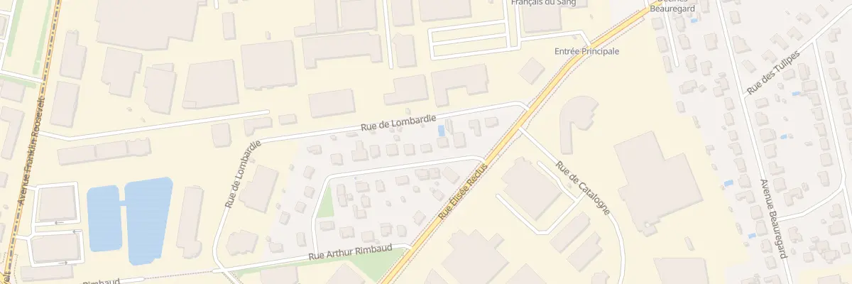 Plan du 8 Rue Paul Verlaine à Décines-Charpieu