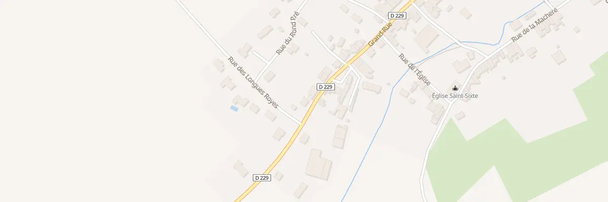 Plan du 101 Grande Rue à Thelonne