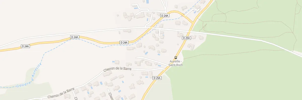 Plan du 5581 La Barre Est à Aureille