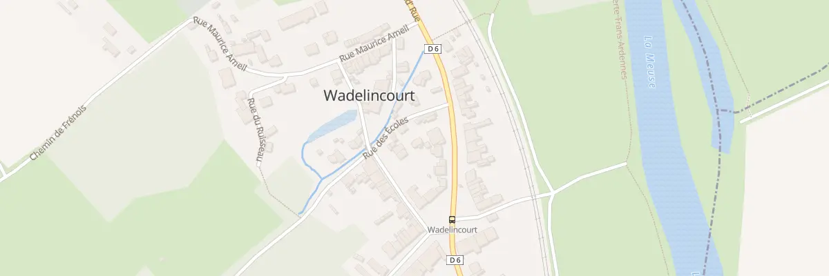 Plan du 1 Rue des Ecoles à Wadelincourt