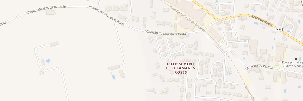 Plan du 2 Lot le Hameau des Romarins à Cabannes