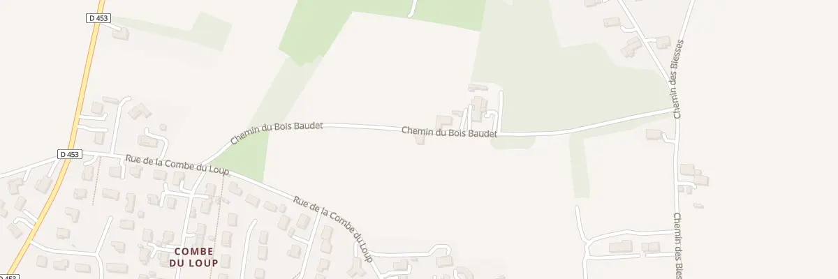 Plan du 280 Che du Bois Baudet à Épinouze