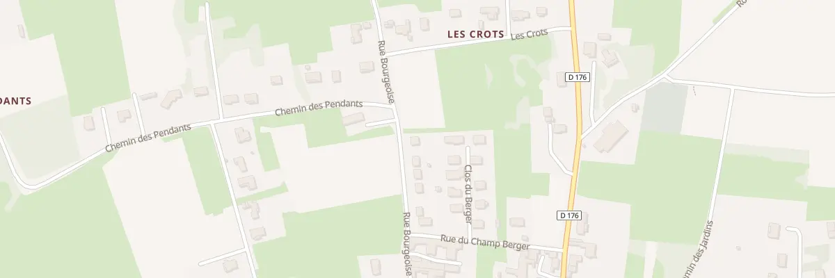 Plan du 34 Rue Bourgeoise à Préty