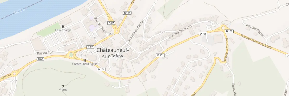 Plan du 15 Rue des Remparts à Châteauneuf-sur-Isère