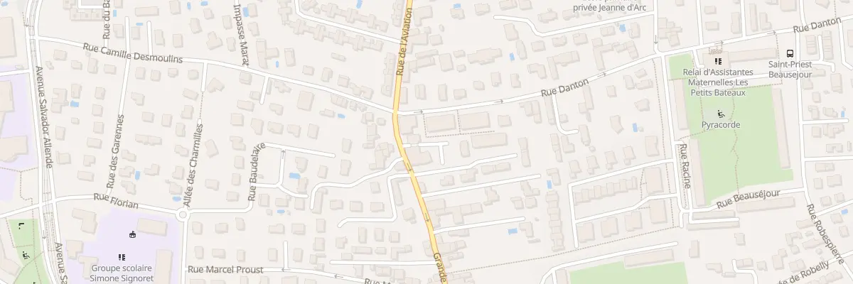 Plan du 78B Grande Rue à Saint-Priest