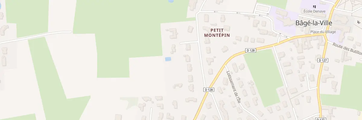 Plan du 404 Rue du Petit Montepin à Bâgé-Dommartin