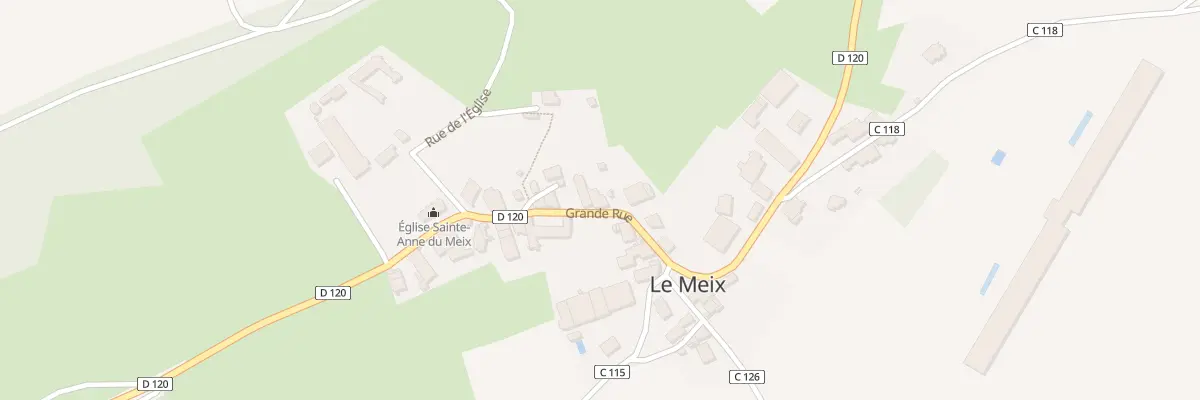 Plan du 16 Grande Rue au Meix