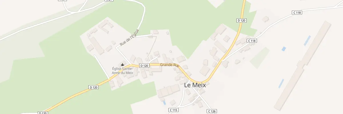 Plan du 18 Grande Rue au Meix