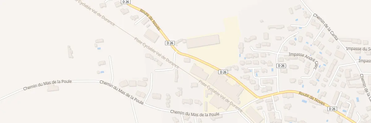 Plan du 5377 Rte de Noves à Cabannes