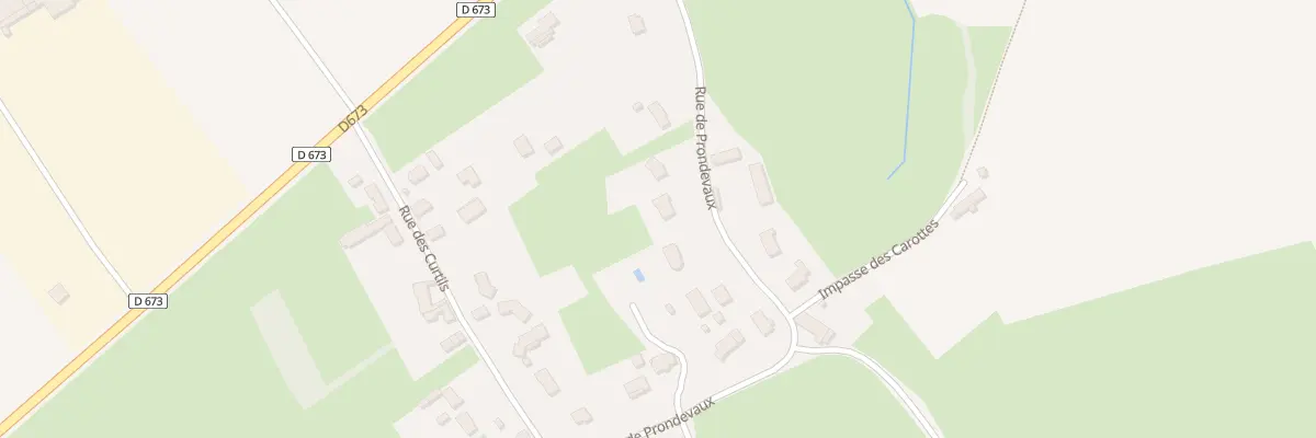 Plan du 20 Rue de Prondevaux à Allériot