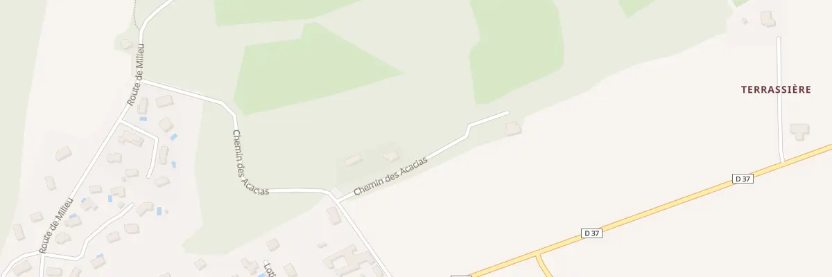 Plan du 142 Che des Acacias à Monsteroux-Milieu