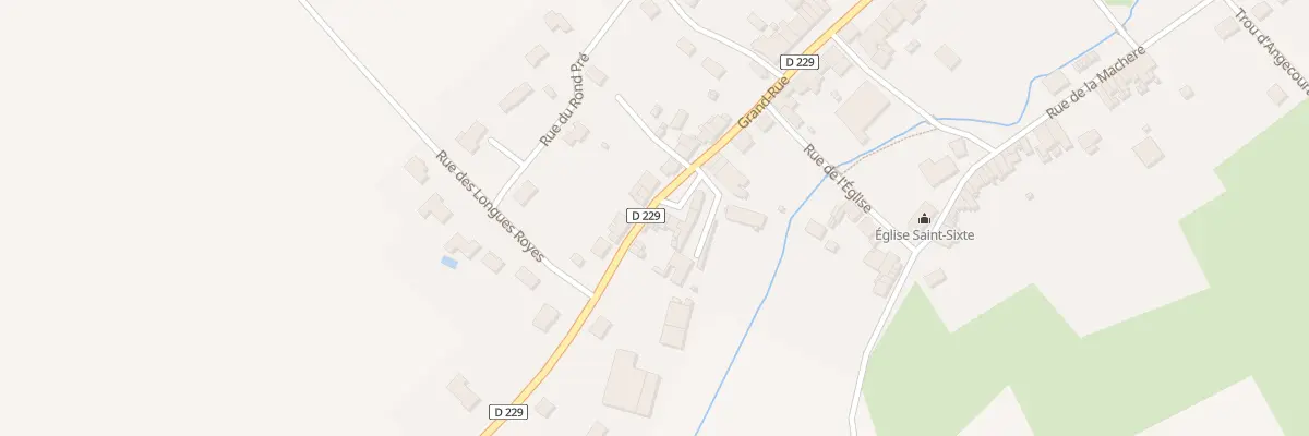 Plan du 80 Grande Rue à Thelonne