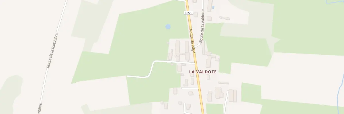 Plan du 5015 La Valdote à Gorrevod