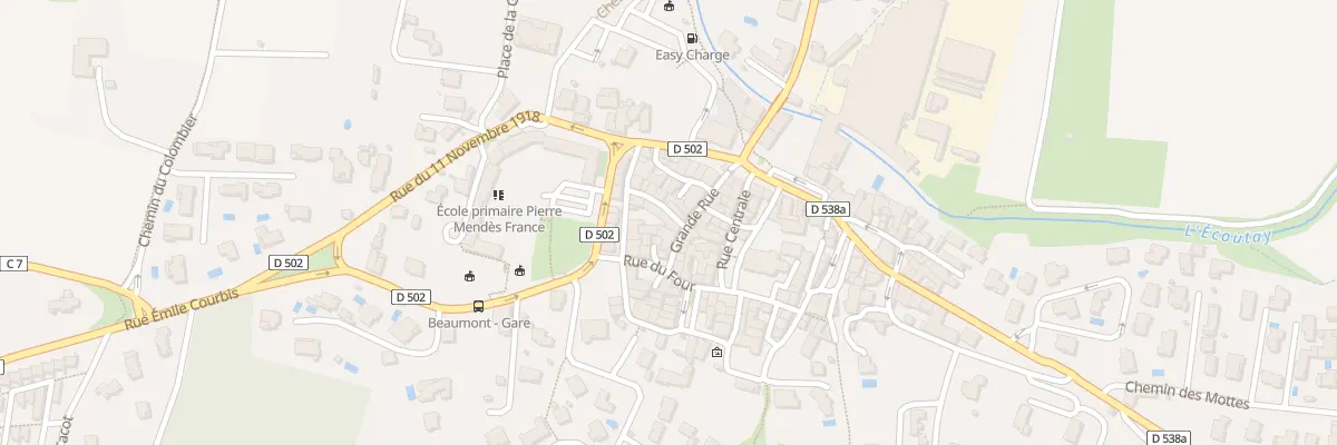 Plan du 5058 Rue Boucherie à Beaumont-lès-Valence