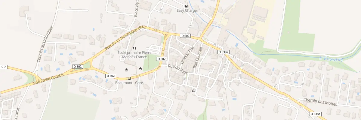 Plan du 5050 Grande Rue à Beaumont-lès-Valence
