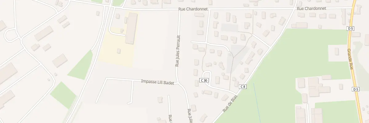 Plan du 4 Rue Jules Perrault à Gergy