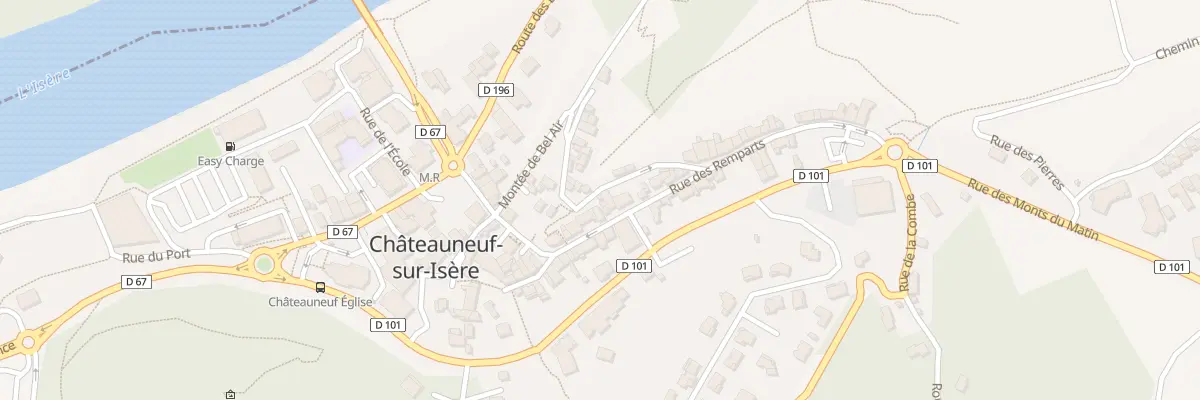 Plan du 27 Rue des Remparts à Châteauneuf-sur-Isère