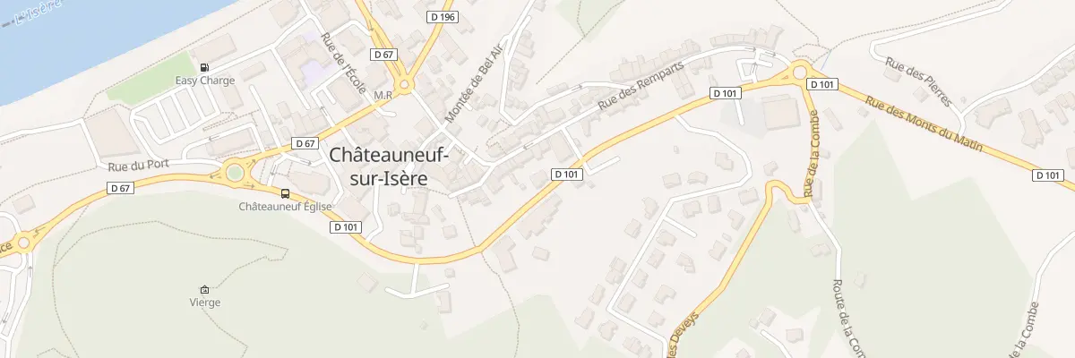 Plan du 23 Rue des Crozes à Châteauneuf-sur-Isère